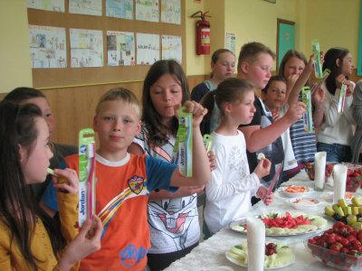 Dzieci otrzymały szczoteczki